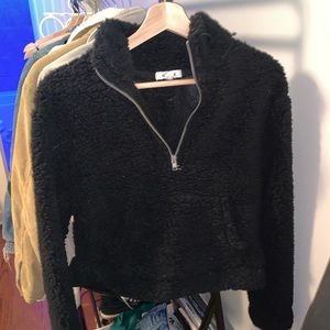 Garage fluffy cropped pullover